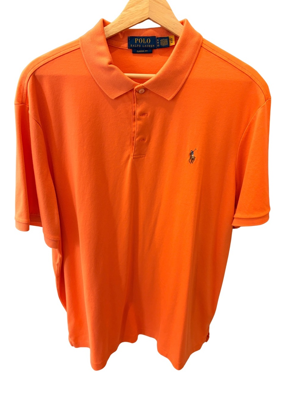 Polo by Ralph Lauren Men's Bright Orange Short-Sleeve Polo